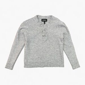 Bonobos Wool Blend Gray Crewneck Sweater Boys M – Soft Merino Feel